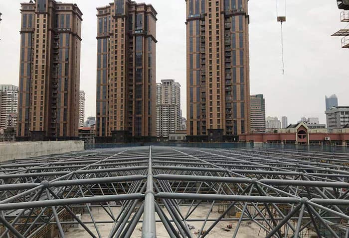 石景山水泥厂网架安装